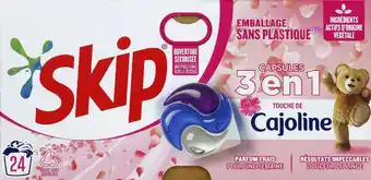 Monoprix Lessive capsules 3-en-1 touche de cajoline skip offre