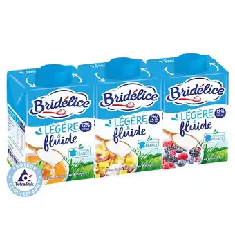 Monoprix Crème légère fluide bridélice 12% mat. gr offre
