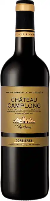Super U Corbieres aop chateau camplong offre