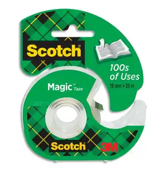 Monoprix Ruban adhésif invisible + dévidoir scotch offre