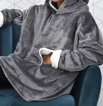 Super U Plaid sweat a capuche offre