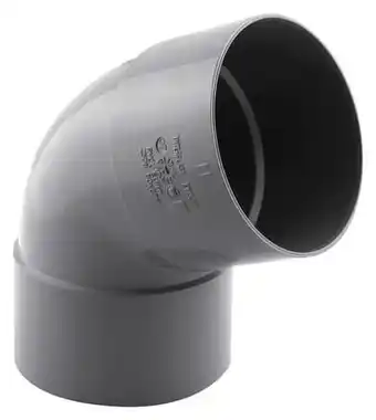 Brico Dépôt Interplast coude pvc 67 °30 f/f ø 80 mm pour l'évacuation gravitaire des eaux usées et pluviales offre