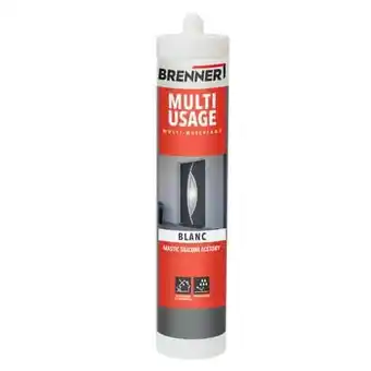Brico Dépôt Brenner mastic multi-usages blanc 280 ml offre