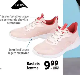 Baskets femme