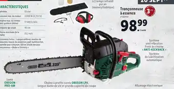 Lidl Tronconneuse a essence offre