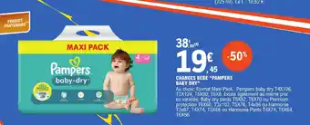 E.Leclerc CHANGES BEBE "PAMPERS BABY DRY" offre