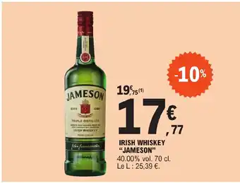 E.Leclerc IRISH WHISKEY "JAMESON" offre