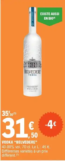 VODKA "BELVEDERE"