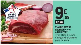 E.Leclerc VIANDE BOVINE: PALERONA MIJOTER(¹) offre