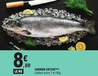 E.Leclerc SAUMON ENTIER (5) (8) offre