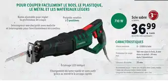 Lidl Scie Sabre offre