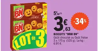 E.Leclerc BISCUITS "MINI BN" offre