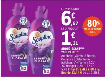 E.Leclerc ADOUCISSANT(2)(3) "SOUPLINE " offre