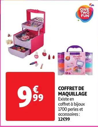 Auchan COFFRET DE MAQUILLAGE Existe en offre