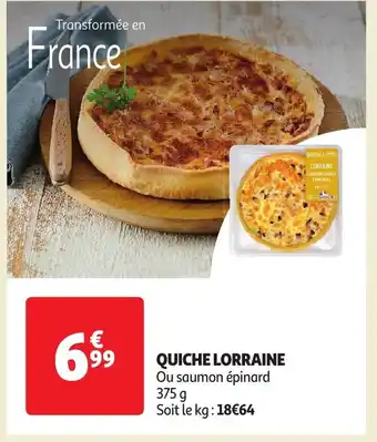 Auchan QUICHE LORRAINE offre