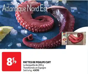 Auchan PATTES DE POULPE CUIT offre