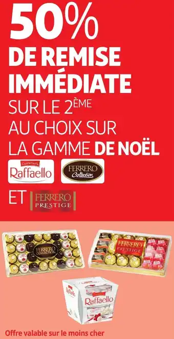 Auchan AU CHOIX SUR LA GAMME DE NOËL offre
