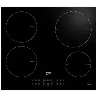 Bricorama Table de cuisson à induction 60cm 4 foyers 7200w noir - hii64200mt offre