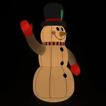 Bricorama Vidaxl bonhomme de neige gonflable avec led 120 cm offre