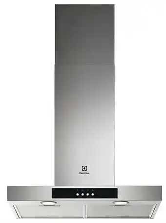 Hotte décorative 600m³/h electrolux 60cm, eftd 26 x