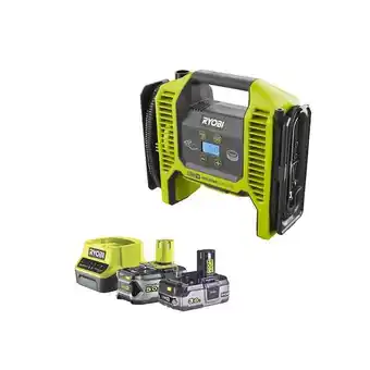 Bricorama Pack ryobi gonfleur compresseur 18v r18mi-0 - 1 batterie 3.0ah high energy - 1 batterie 5.0ah - chargeur rapide offre