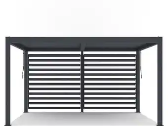 Bricorama Rideaux latéraux pour pergola windsor - 4 x 2,2 m - anthracite offre