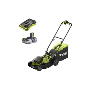 Bricorama Pack ryobi tondeuse 18v brushless ry18lmx37a-0 - 1 batterie 3.0ah high energy - 1 chargeur ultra rapide offre