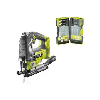 Bricorama Pack ryobi - scie sauteuse pendulaire r18js7-0 18v oneplus brushless - 135 mm sans batterie ni chargeur - 20 lames panachées offre