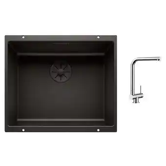 Bricorama Pack évier silgranit + mitigeur noir chromé - 526492 offre