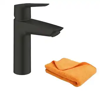 Bricorama Mitigeur lavabo grohe start noir m + microfibre offre
