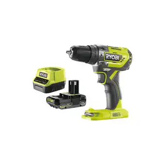 Bricorama Pack ryobi perceuse-visseuse à percussion r18pd5-0 - 18v oneplus brushless - 1 batterie 2.0ah - 1 chargeur rapide offre