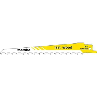 Bricorama 5 lames de scie sabre fast wood hcs - 150 x 1,25 mm offre