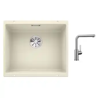 Bricorama Pack évier silgranit + mitigeur beige - 525744 offre