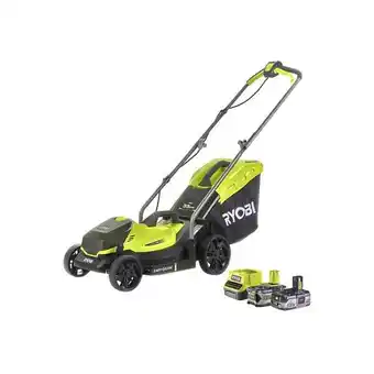 Bricorama Pack ryobi tondeuse poussée 18v oneplus coupe 33 cm olm1833b - 1 batterie 3.0ah high energy - 1 batterie 5.0ah - chargeur rap offre