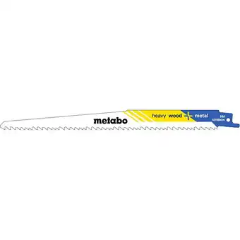 Bricorama 5 lames de scie sabre heavy wood + metal bim - 225 x 1,25 mm offre