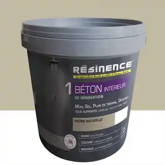 Bricorama Enduit béton mur, sol carrelage resinence, pierre naturelle, 4 l offre