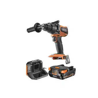 Pack aeg perceuse à percussion - bsb18sbl-0 - 18v brushless - 1 batterie 2.0ah - 1 chargeur - setl1820s
