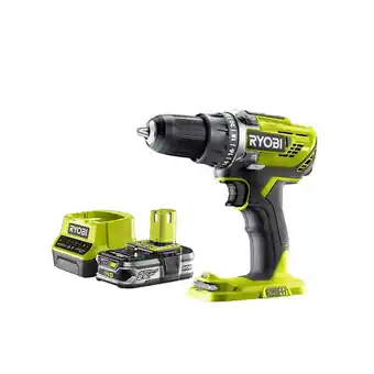 Bricorama Pack ryobi 18v perceuse-visseuse oneplus r18dd3-0 - 1 batterie 2.5ah - 1 chargeur rapide rc18120-125 offre