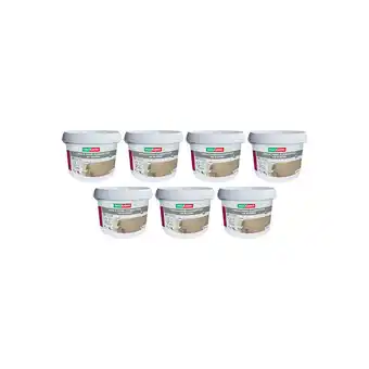 Bricorama Lot de 7 colles pour plaquettes en plâtre parexlanko - blanc - 105kg offre