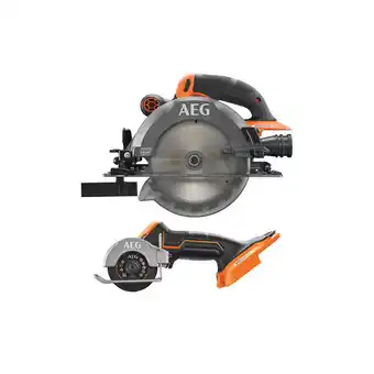 Bricorama Pack aeg scie circulaire - mini scie multi-matériaux - 18 v - subcompact - brushless offre