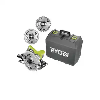 Bricorama Pack ryobi scie circulaire rcs1600-k2b - 1600w - 66mm - 1 lame 48 dents - 2 lames 24 dents offre