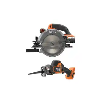 Bricorama Pack aeg scie circulaire - scie sabre - 18 v - subcompact - brushless offre