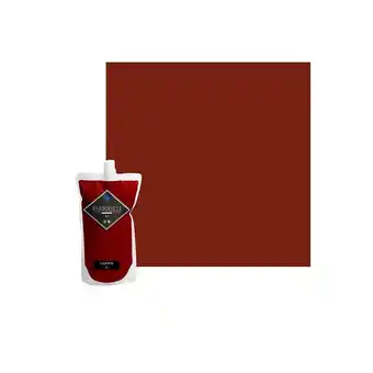 Bricorama Peinture acrylique lessivable velours barbouille - pour murs et plafonds - 1l - rouge carmin offre
