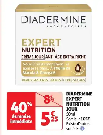 Auchan DIADERMINE EXPERT NUTRITION JOUR offre