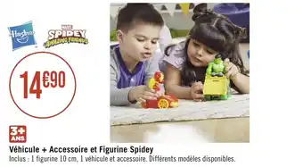 Véhicule + Accessoire et Figurine Spidey