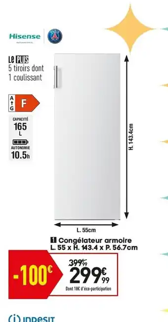 Conforama Congélateur Armoire offre