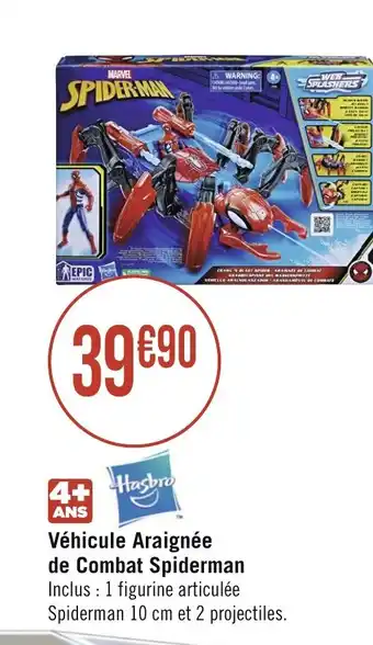Géant Casino Véhicule Araignée de Combat Spiderman offre