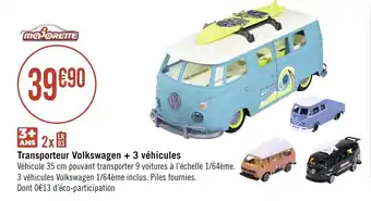 Transporteur Volkswagen + 3 véhicules
