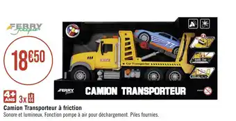 Géant Casino Camion Transporteur à friction offre