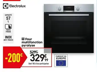 Conforama Four multifonction pyrolyse offre